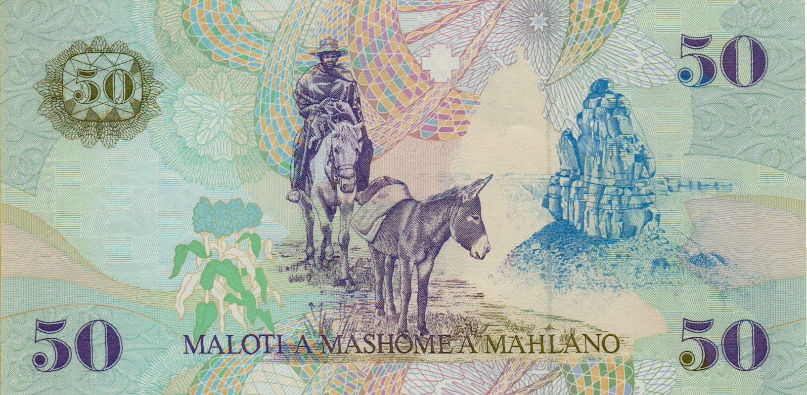 Lesotho 50 1997 UNC P-17/b